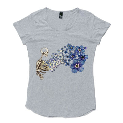 Forget-me-not  Women’s Cap-Sleeved Tee Thumbnail